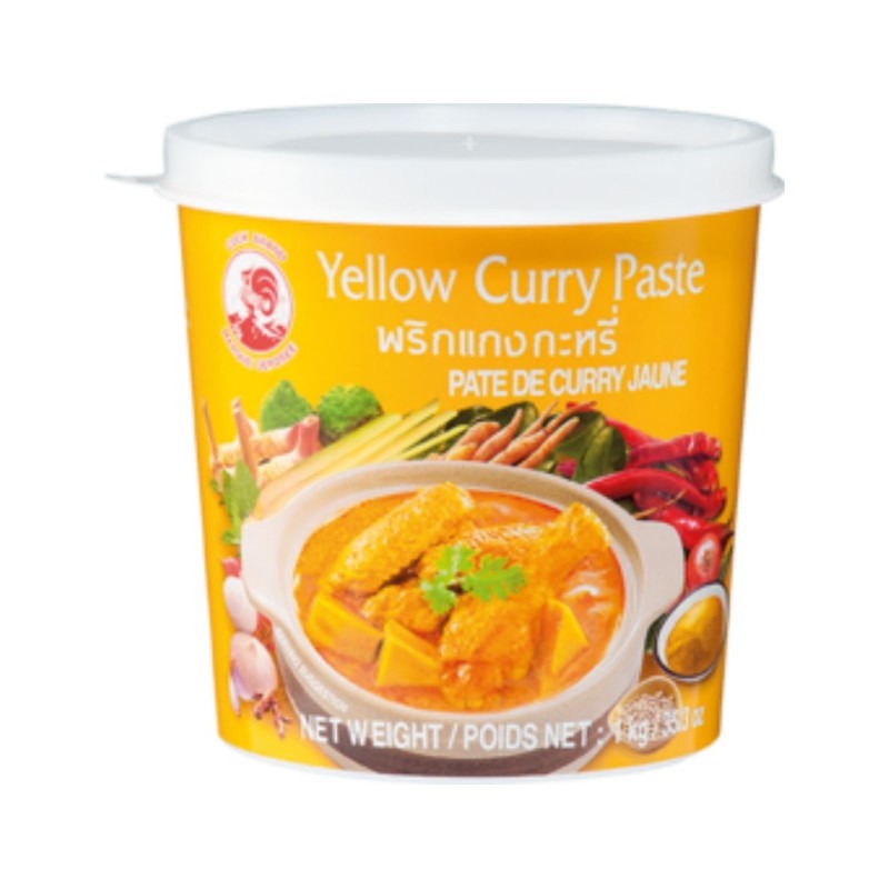 Cock Brand Yellow Curry Paste, 1 kg