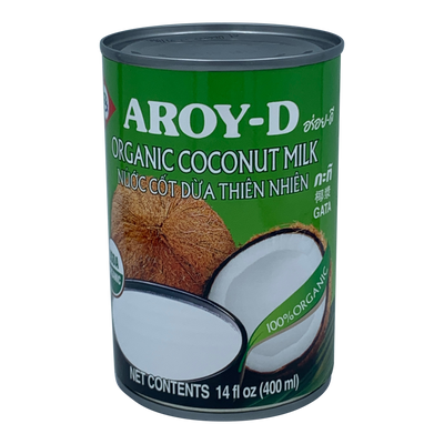 Aroy-D Organic Coconut Milk, 400 mL