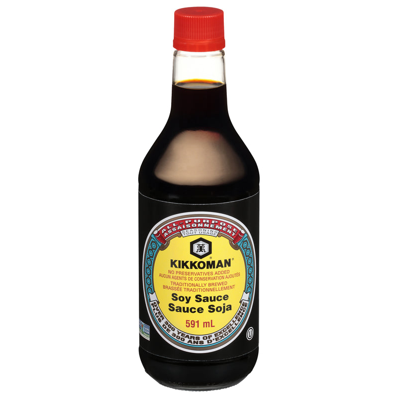 Kikkoman Soy Sauce, 591 mL