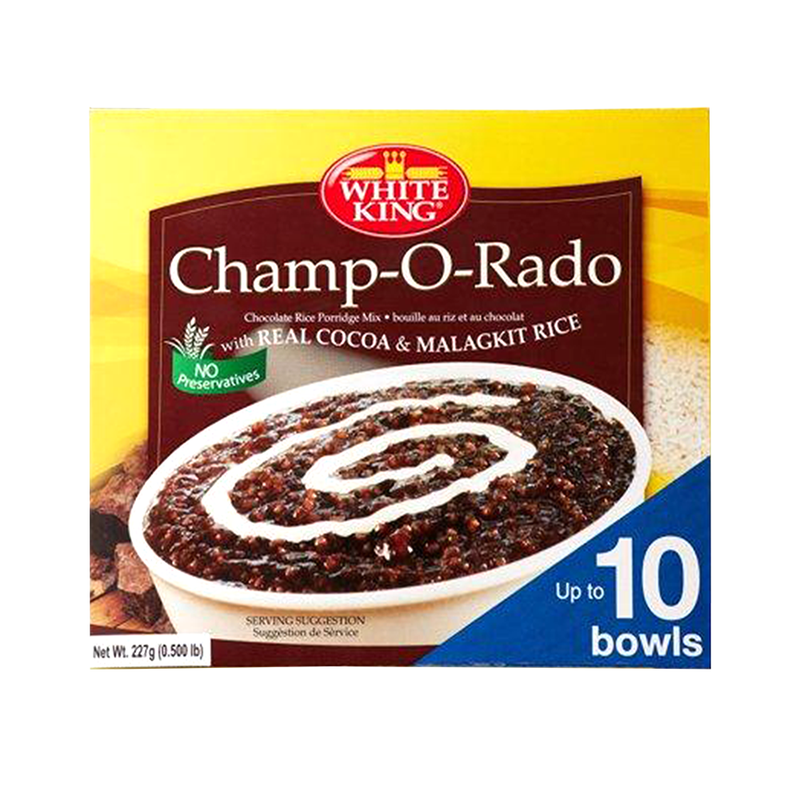 White King Champ-O-Rado Chocolate Rice Porridge, 10 ct