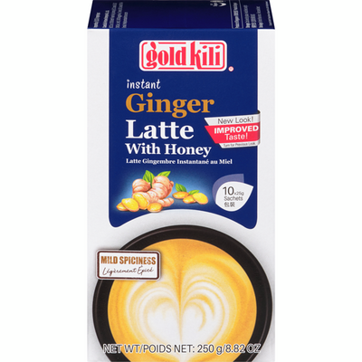 Gold Kili Instant Ginger Latte With Honey, 250 g