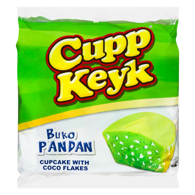 Cupp Keyk Coco Flakes Buko Pandan Cupcake, 1 ct