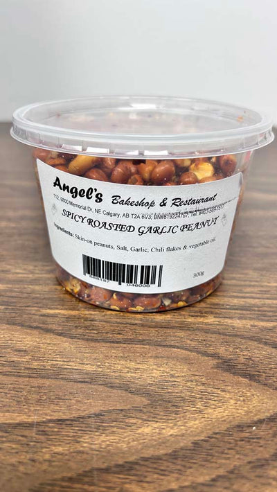 Angel's Spicy Roasted Garlic Peanuts, 300 g