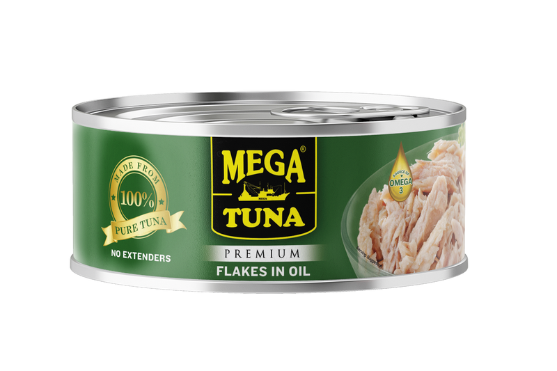 MEGA FLAKED LT TUNA SOYA OIL