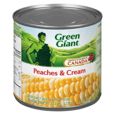 Green Giant Peaches & Cream Super Sweet Whole Kernel Corn, 341 mL