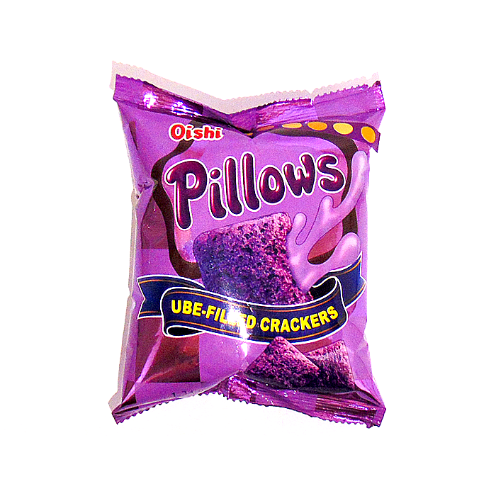 Oishi Pillows Ube-Filled Crackers, 1 ct