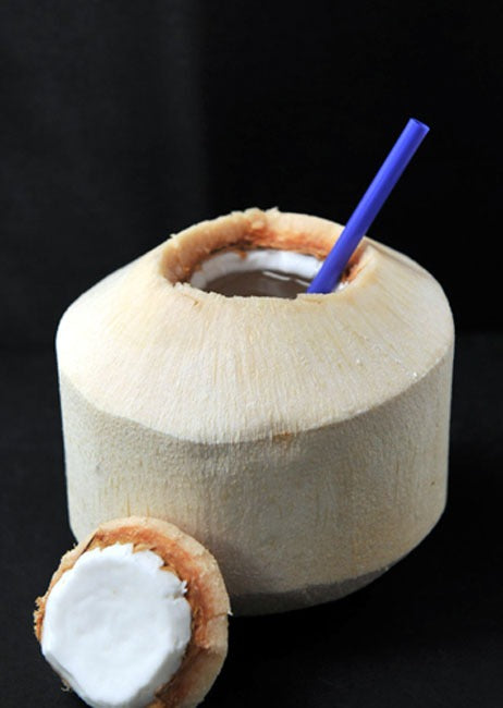 Coconut With Straw, 1 ct