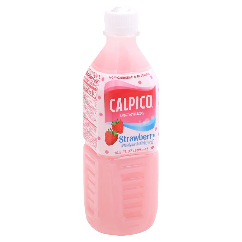 Calpico Strawberry Non-Carbonated Beverage, 500 mL