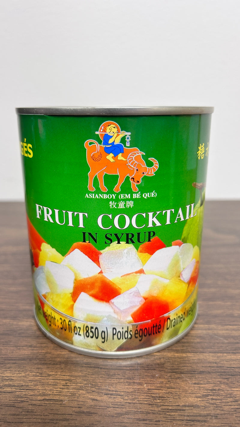 Asian Boy Fruit Cocktail In Syrup, 887 mL