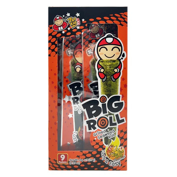 Tao Kae Noi Tom Yum Goong Flavour Grilled Seaweed Roll, 3 g, 9 ct