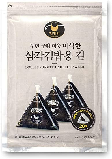 Double Roasted Onigiri Seaweed, 24 g
