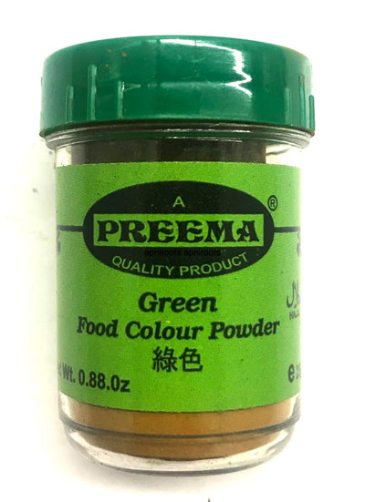 Preema Green Food Colour Powder, 25 g