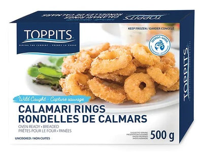 TOPPITS CALAMARI RINGS 500G 1 ea