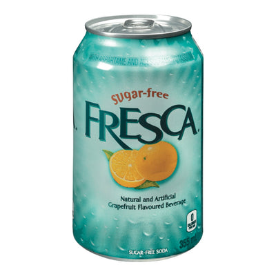 Fresca Sugar Free Grapefruit Flavoured Beverage, 355 mL