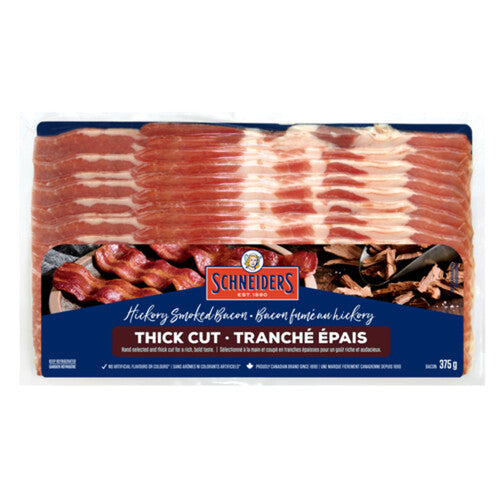 Schneiders Hickory Smoked Thick Cut Bacon, 375 g