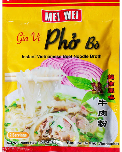 Mei Wei Instant Vietnamese Beef Noodle Broth, 45 g