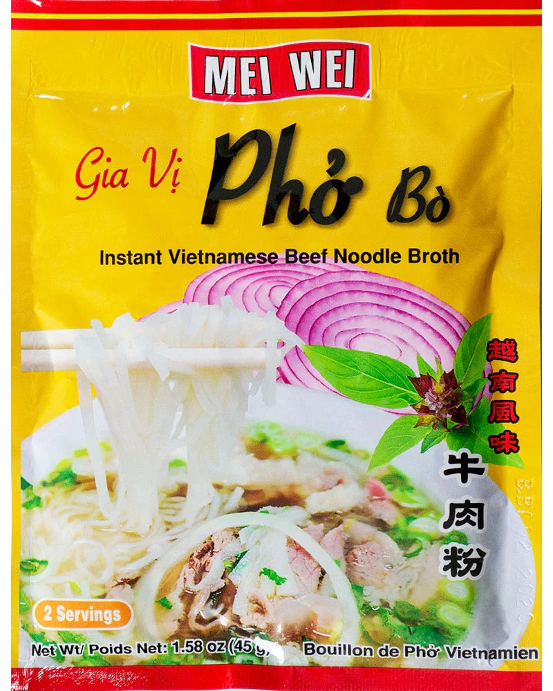 Mei Wei Instant Vietnamese Beef Noodle Broth, 45 g