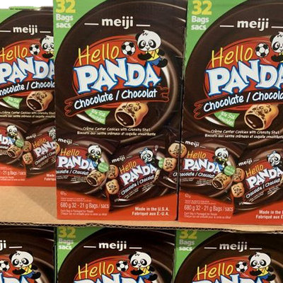 Meiji Hello Panda Chocolate Bite Size Cookies, 680 g, 21 ct