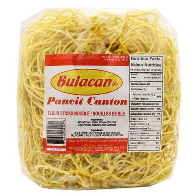 Bulacan Pancit Canton Flour Stick Noodles, 454 g