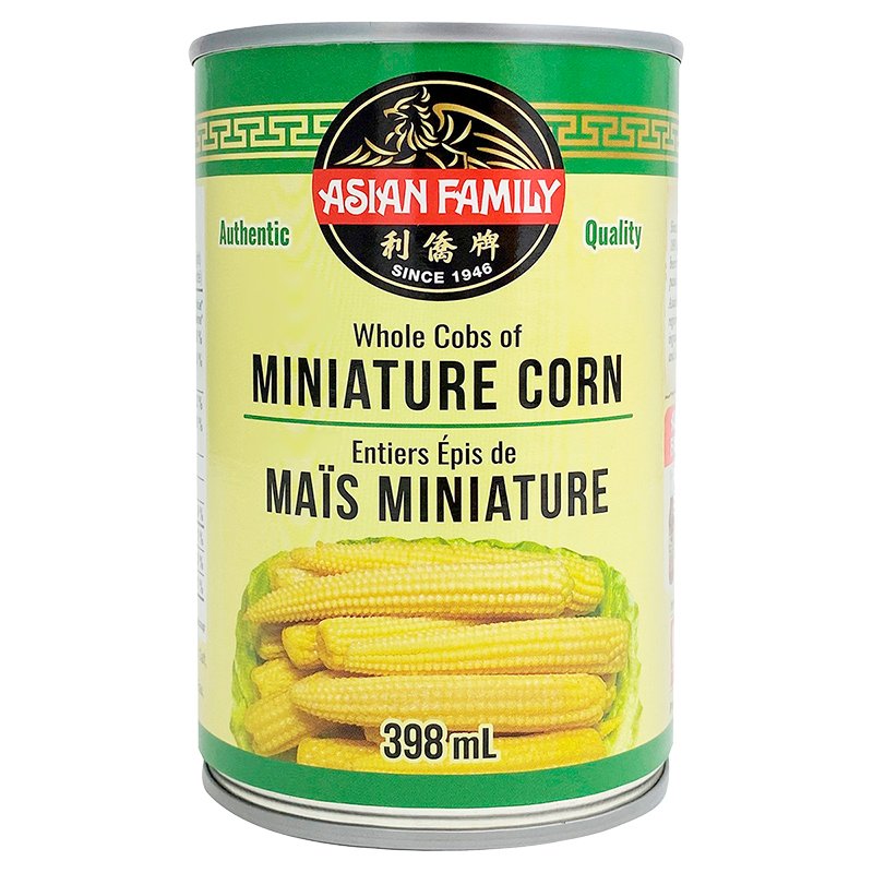Asian Family Whole Cobs Of Miniature Corn, 398 mL