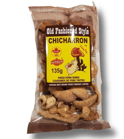 Sunasia Old Fashioned Chicharron Fried Pork Rinds, 135 g