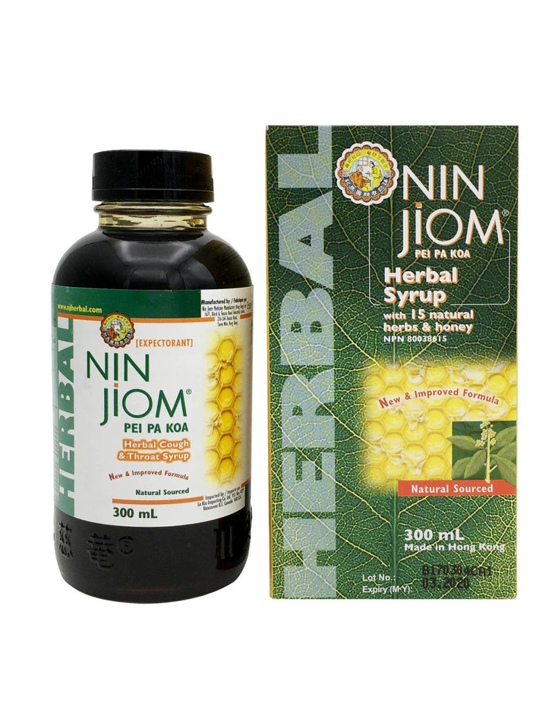 Nin Jiom Pei Pa Koa Herbs & Honey Herbal Expectorant Syrup, 300 mL