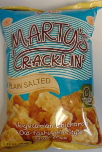 Marty's Cracklin' Plain Salted, 1 ct