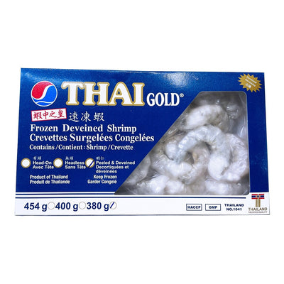 Thai Gold Frozen Peeled & Deveined Shrimp, 380 g