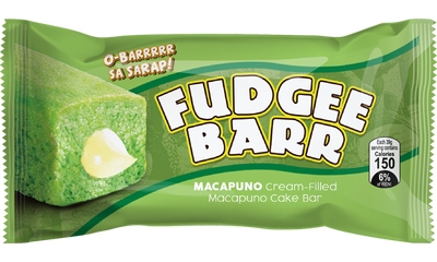 Fudgee Barr Cream Filled Macapuno Cake Bar, 1 ct