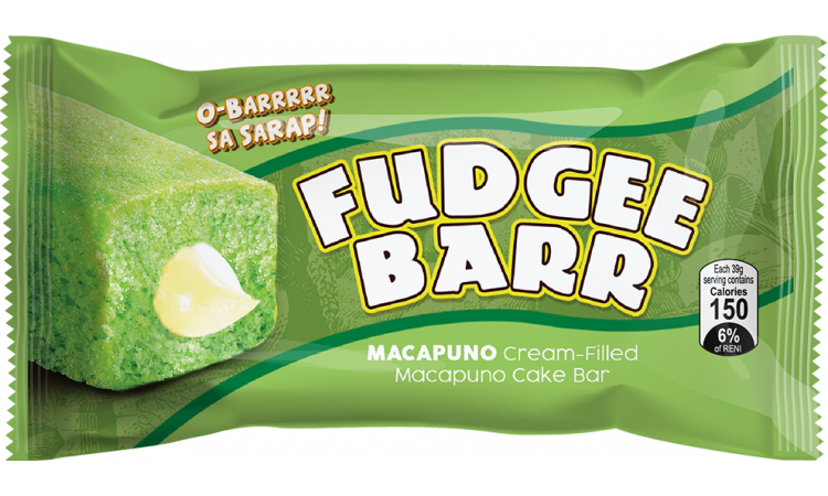 Fudgee Barr Cream Filled Macapuno Cake Bar, 1 ct
