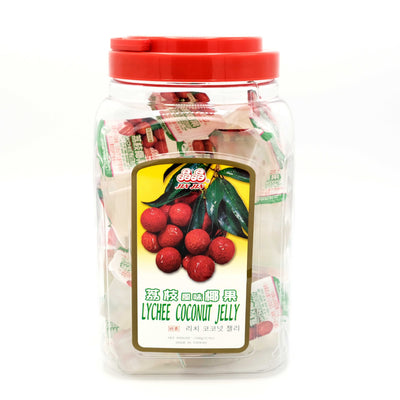 Jen Jen Lychee Coconut Jelly Candy Dessert, 1500 g