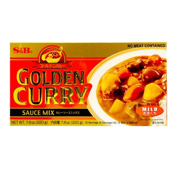 Golden Curry Mild Sauce Mix, 221 g