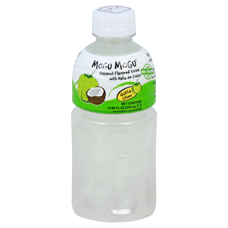 Mogu Mogu Coconut Flavored Drink with Nata de Coco, 320 mL
