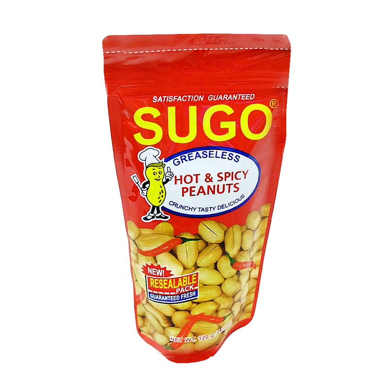 Sugo Hot & Spicy Peanuts, 120 g