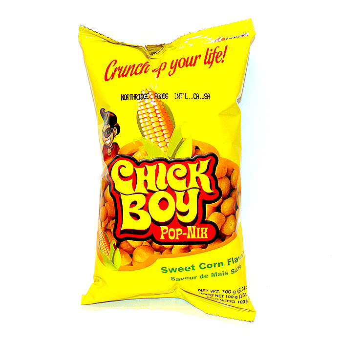 Chick Boy Pop-Nik, Sweet Corn Flavor, 100 g