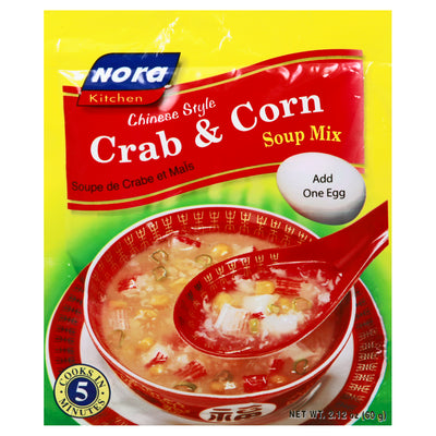 Nora Kitchen Chinese Style Crab & Corn Soup Mix, 60 g