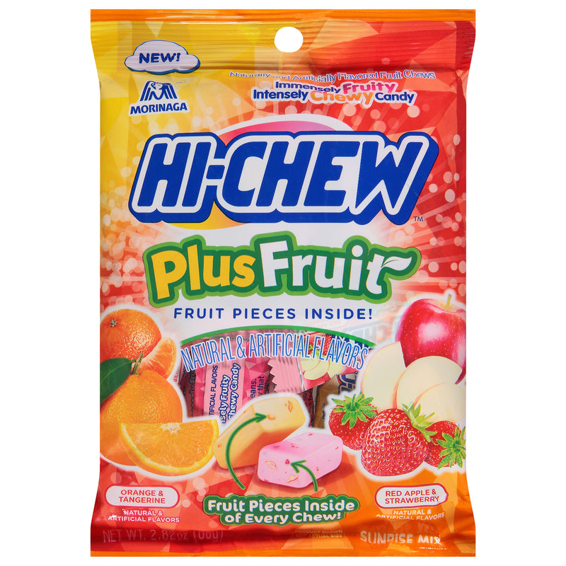 Hi-Chew Sunrise Mix PlusFruit Fruit Chews, 80 g