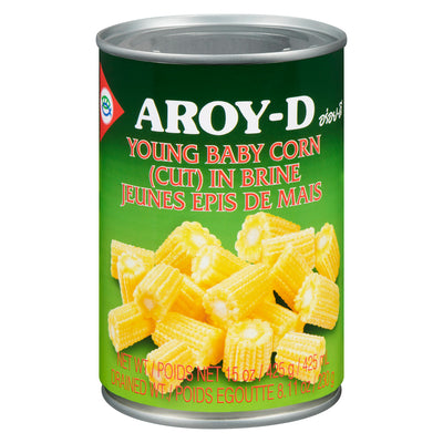 Aroy-d Young Cut Baby Corn In Brine, 425 g