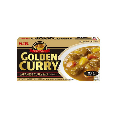 S&B Golden Curry Japanese Curry Mix, 221 g