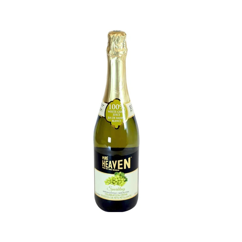 Pure Heaven Non Alcoholic 100% White Grape Juice Celebration Drink, 750 mL