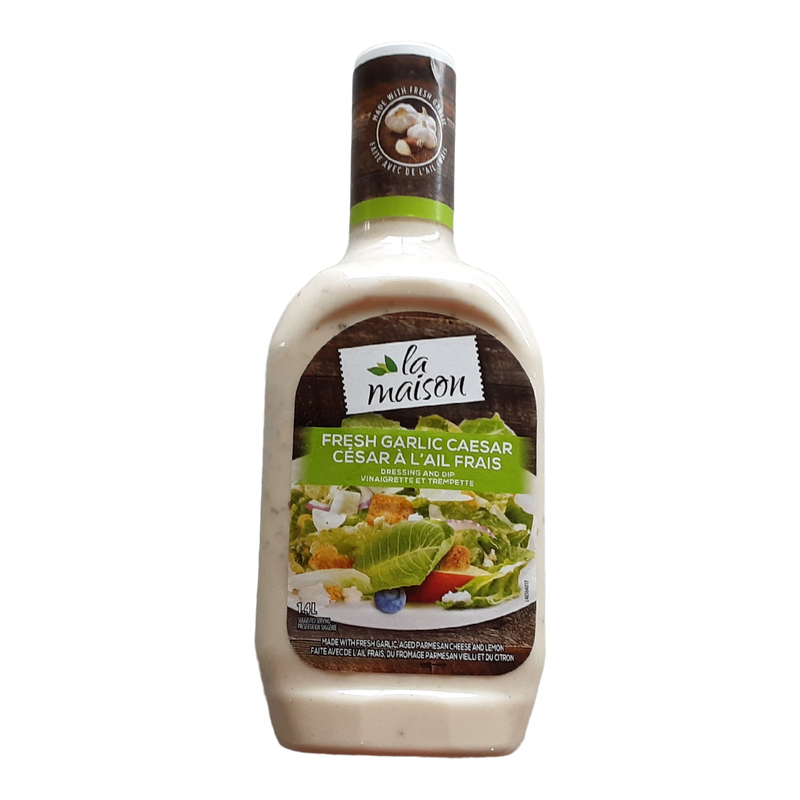 La Maison Fresh Garlic Caesar Dressing, 1.4 l