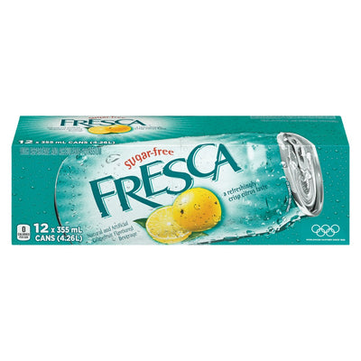 Fresca Grapefruit Sugar-Free Beverages, 355 mL, 12 ct