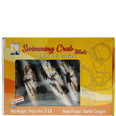 Searay Whole Swimming Crab, 3 lbs