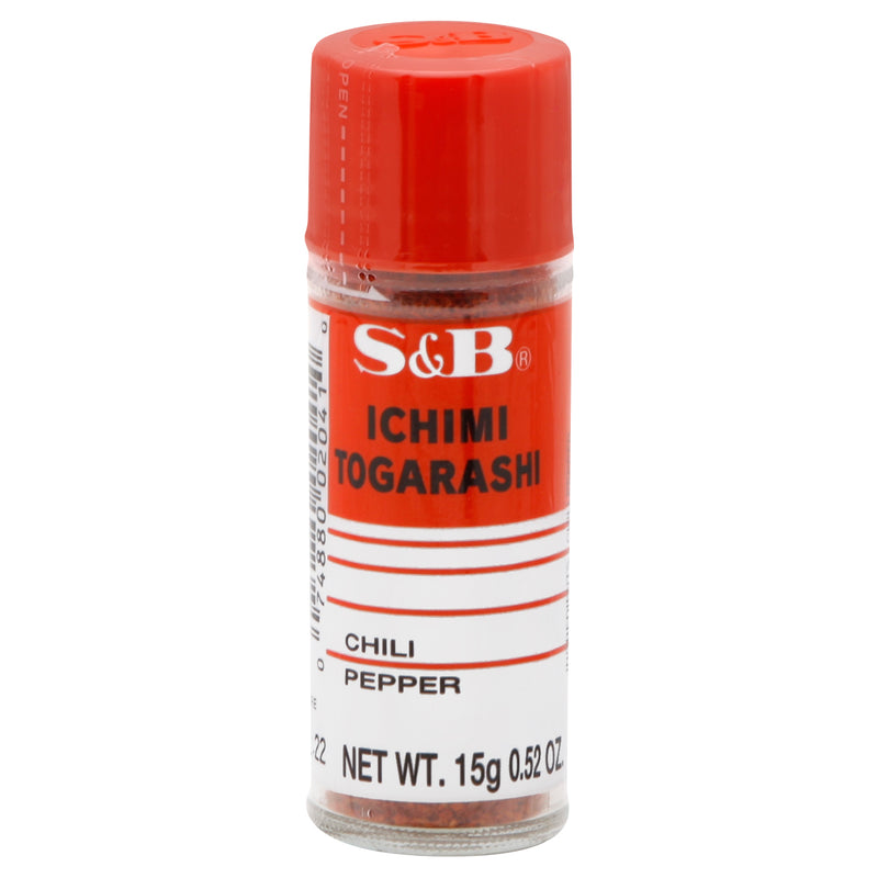 S&B Ichimi Togarashi Chili Pepper, 15 g