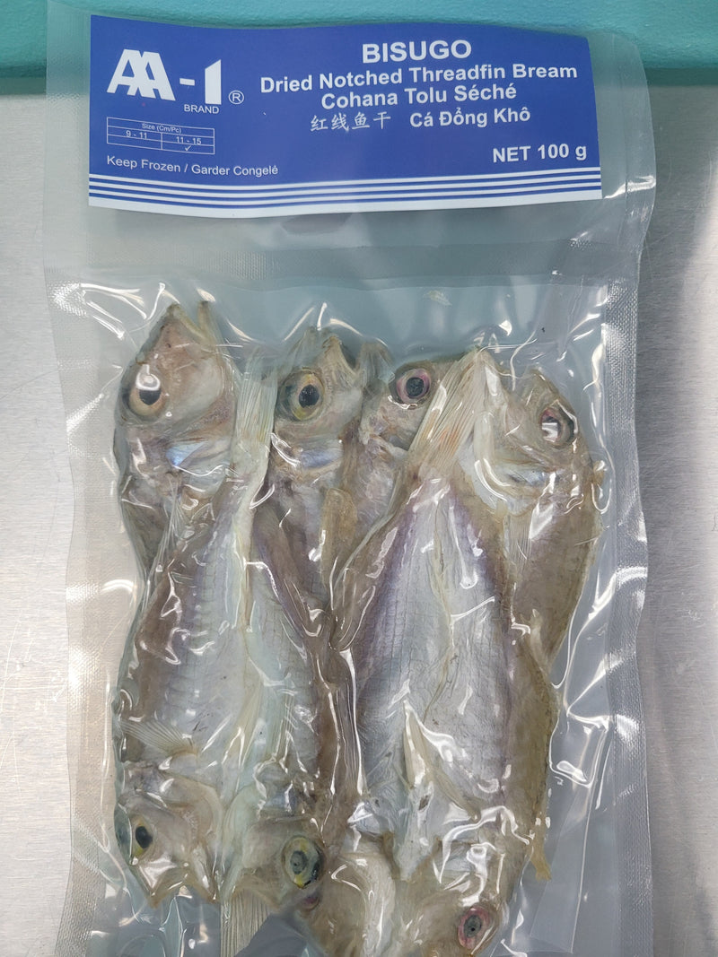 AA-1 Brand Dried Notched Threadfin Bream Bisugo, 100 g