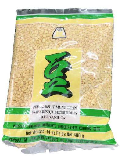 JHC Peeled Split Mung Bean, 400 g