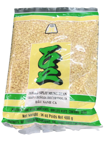 JHC Peeled Split Mung Bean, 400 g