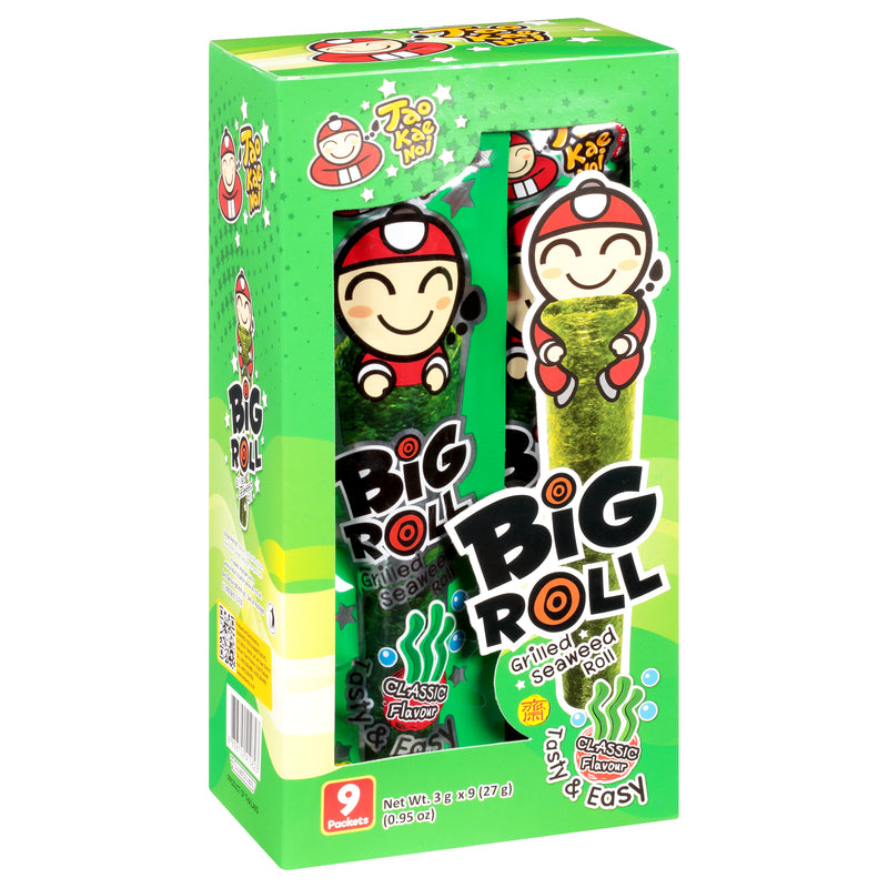 Tao Kae Noi Classic Grilled Seaweed Roll, 3 g, 9 ct
