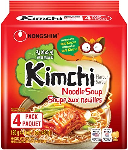 KIMCHI RAMYUN NDL NONGSHIM 4 pkg