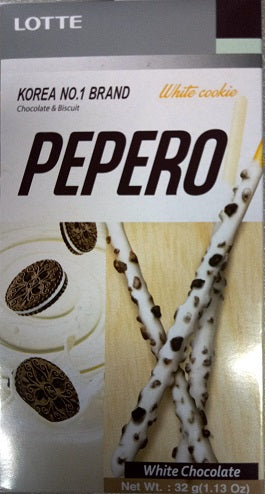LOTTE PEPERO WHITE COOKIE 32 G